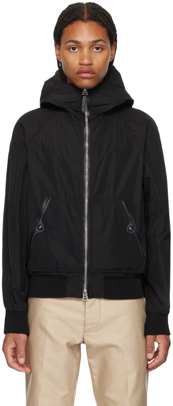 Photo: TOM FORD Black Hooded Jacket