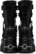VETEMENTS Black & White New Rock Edition Gamer Boots
