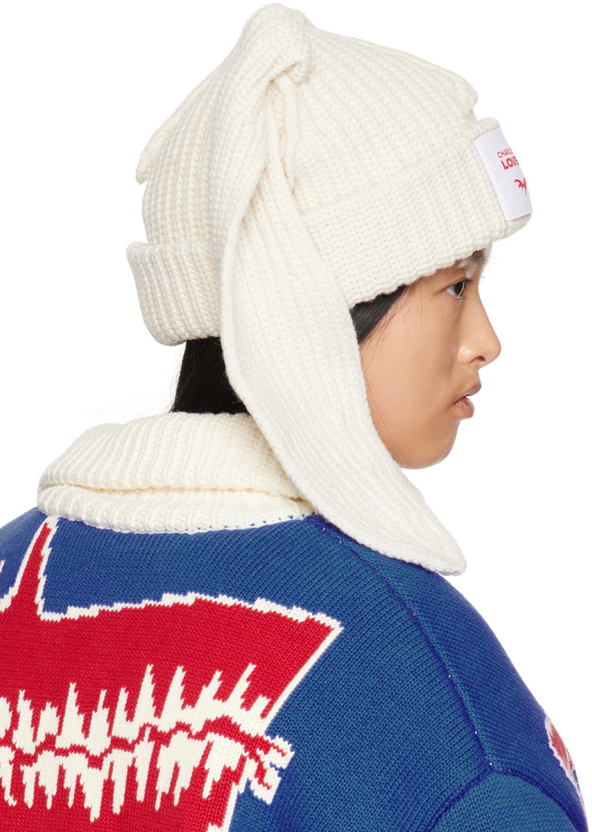 Charlesjeffrey loverboy Chunky Rabbit 公式 CHARLES JEFFREY LOVERBOY - Chunky Rabbit Beanie — SUPERMRKT