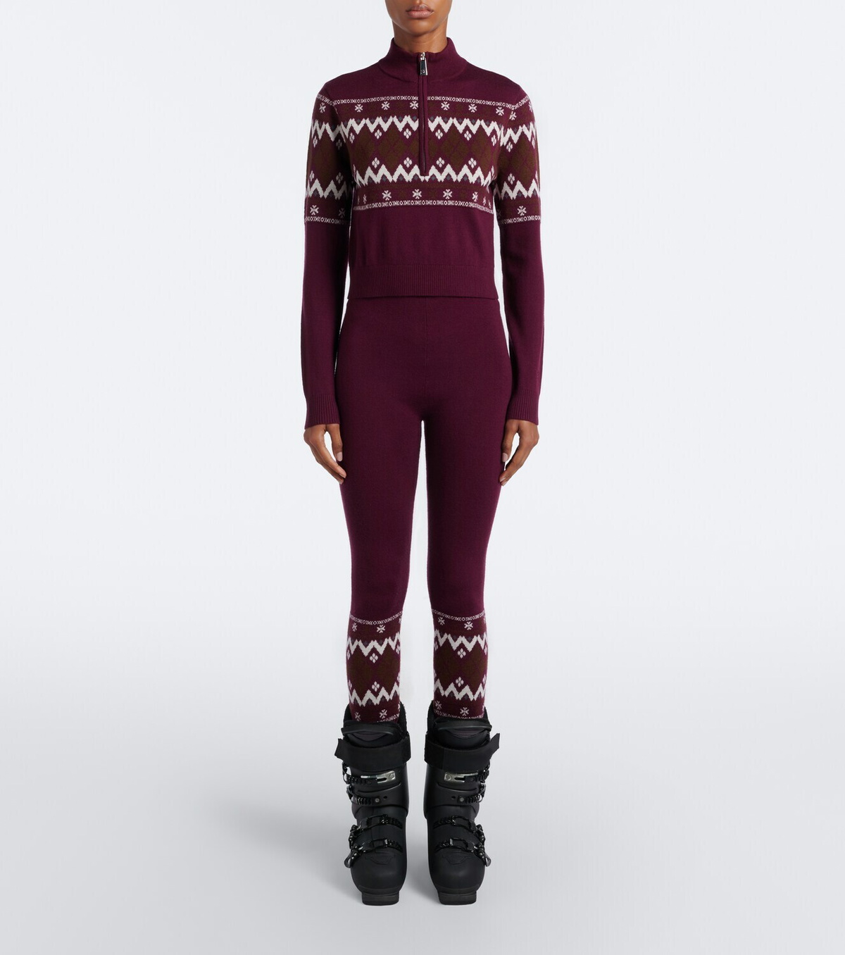 Perfect Moment Fair Isle wool leggings