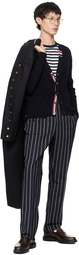 Thom Browne Navy Stripe Classic Trousers