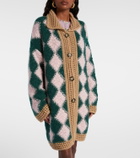 La DoubleJ Crochet wool-blend cardigan