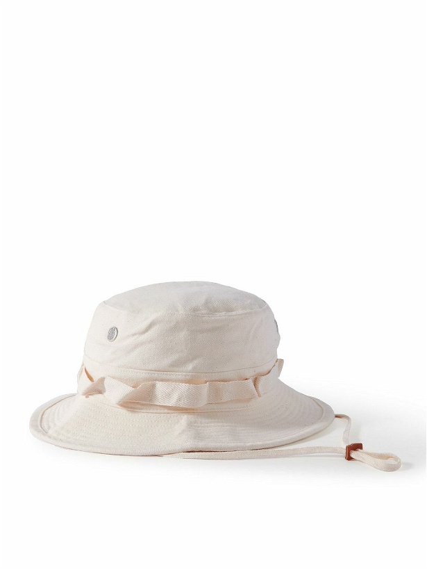 Photo: OrSlow - Denim Bucket Hat - White