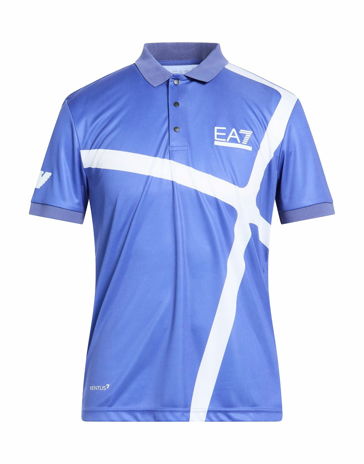 Ea7 Mens Polo shirt Azure