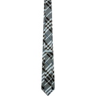 Burberry Blue Classic Cut Vintage Check Manston Tie