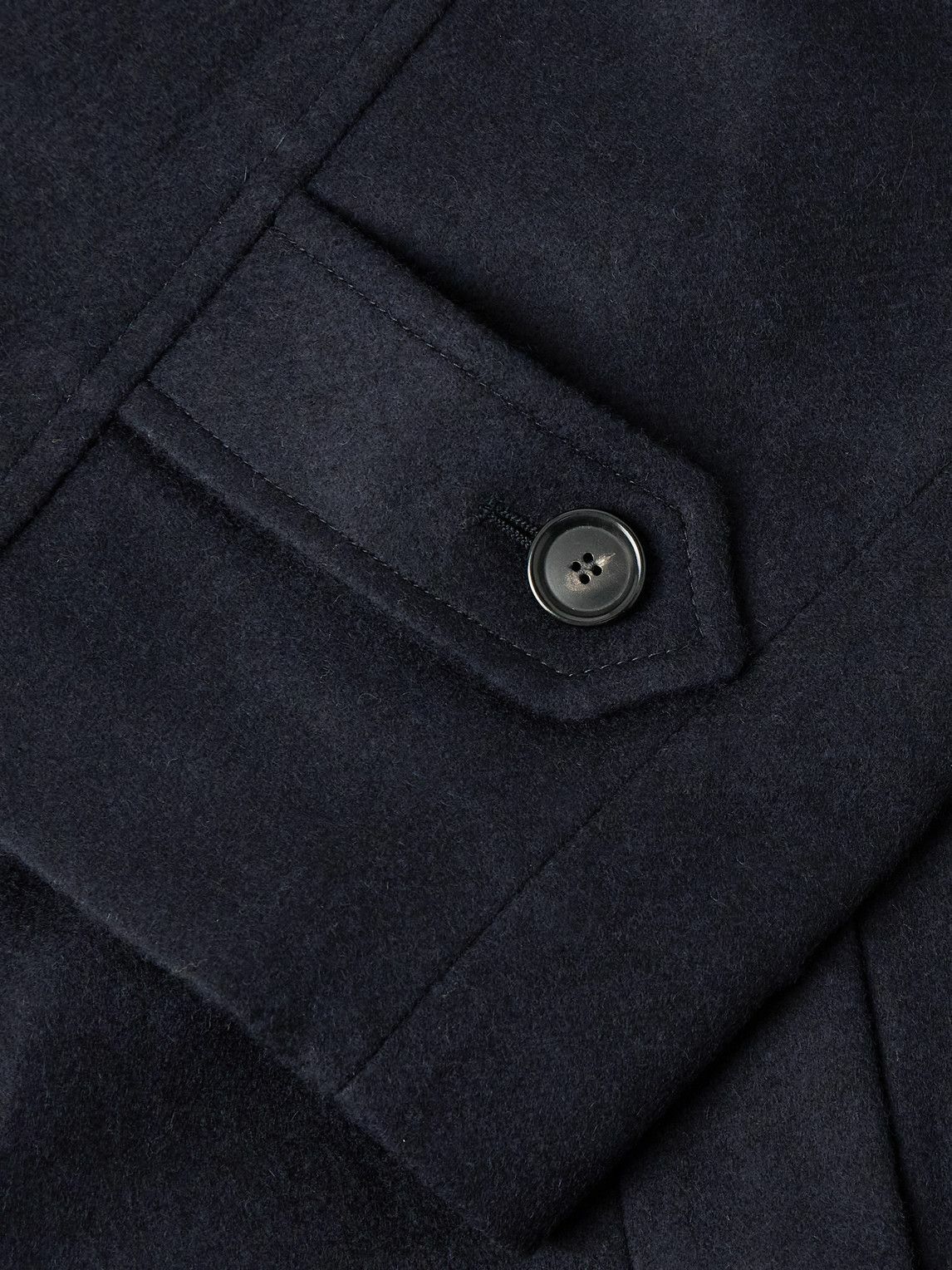 De Petrillo - Ruffo Wool and Cashmere-Blend Coat - Blue