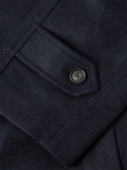 De Petrillo - Ruffo Wool and Cashmere-Blend Coat - Blue