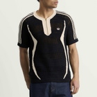 Adidas Men's Clot Knit Jersey By Edison Chen in Black/Wonder White