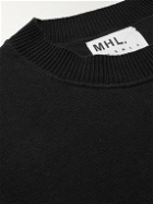 Margaret Howell - MHL. Recycled Cotton Sweater - Black