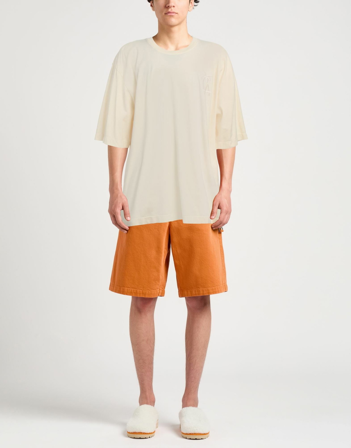 Laneus Mens T-shirt Cream
