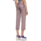 Stella McCartney Pink Washed Cropped Jeans