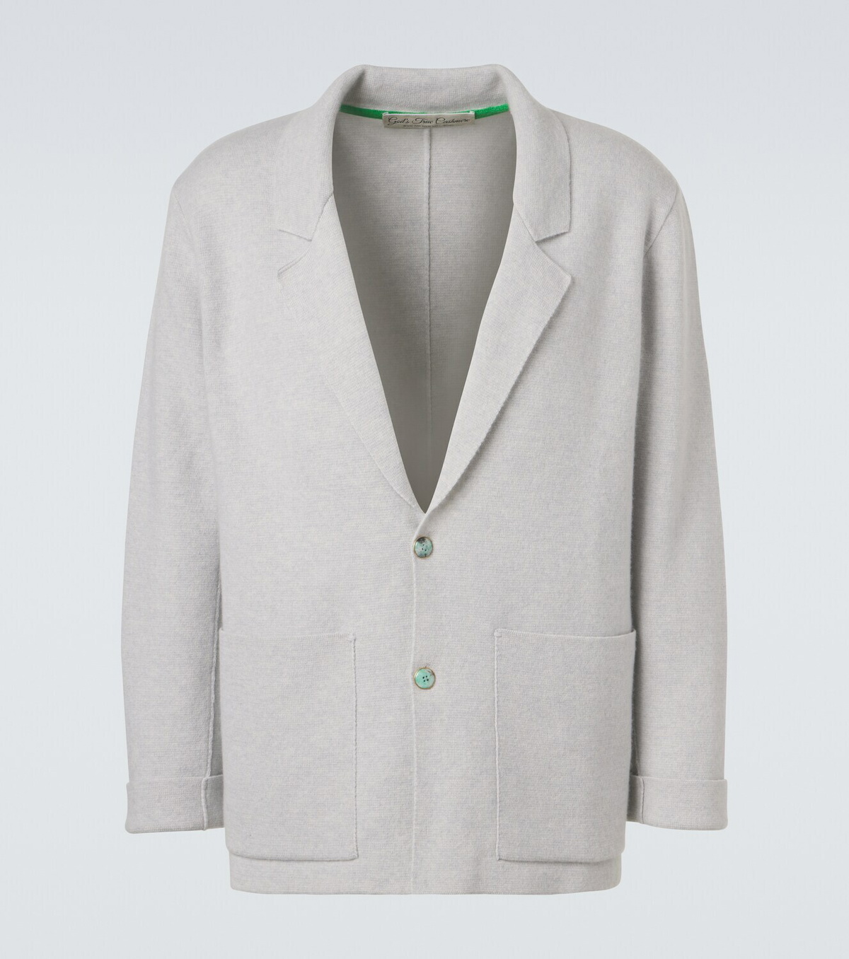 God's True Cashmere Cashmere blazer with amethyst