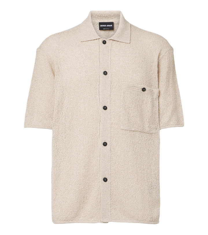 Photo: Giorgio Armani Knitted shirt