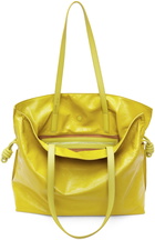 Loewe Yellow Patent XL Flamenco Tote
