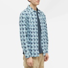 RRL Men's Universal Check Shirt in Blue