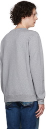 Maison Margiela Gray Cotton Sweatshirt.