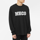 Neighborhood Men's Long Sleeve NH-11 T-Shirt in Black