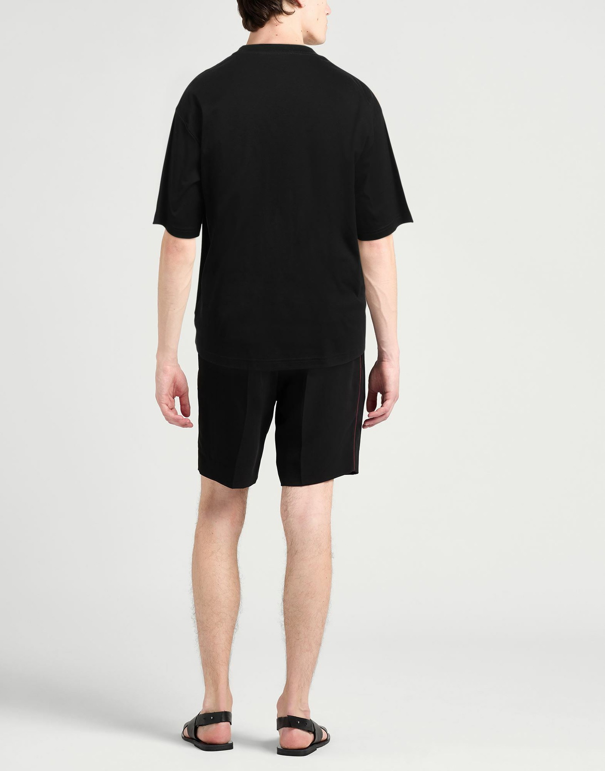 Lanvin Mens T-shirt in Black