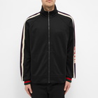 Gucci Men's Taped Logo Track Jacket in Black