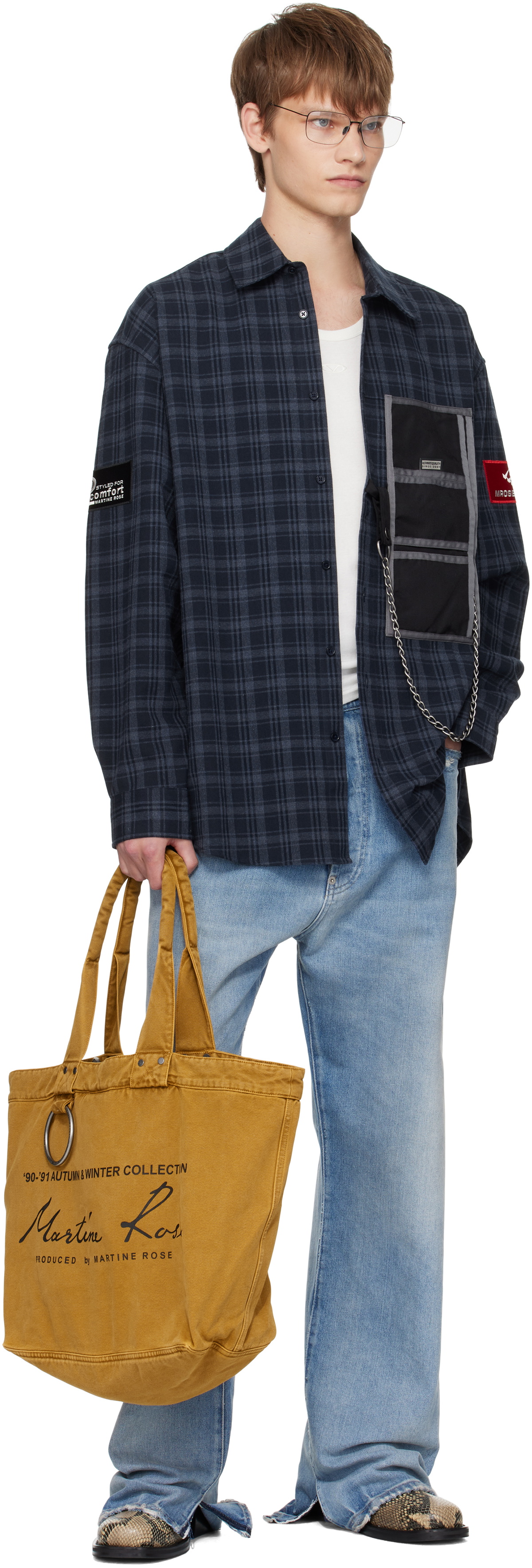 Martine Rose Tan Bondage Tote