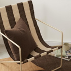 ferm LIVING Desert Lounge Chair in Cashmere/Off-White/Chocolate 
