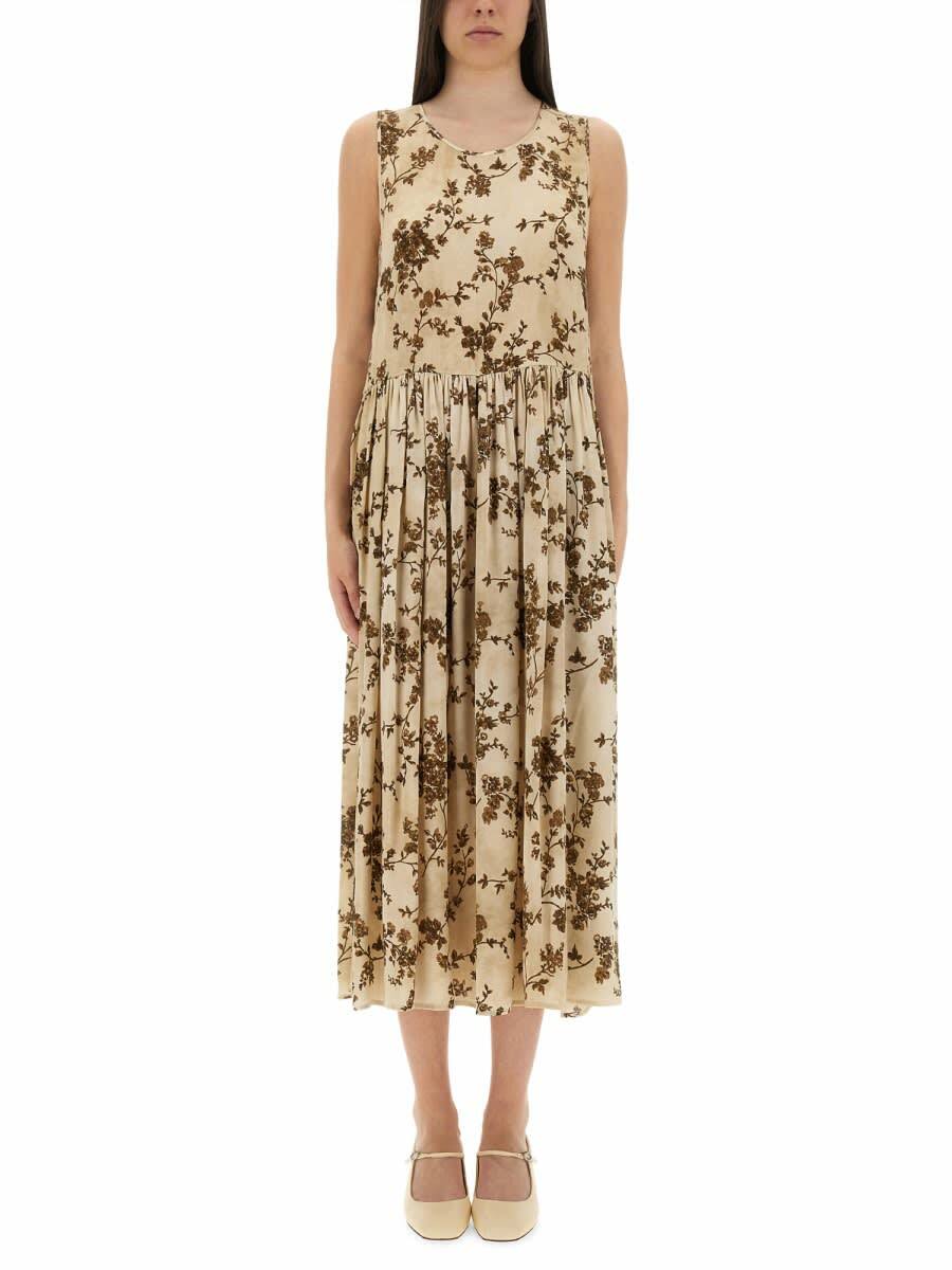 Uma Wang Women's Midi Dress Anaya Brown
