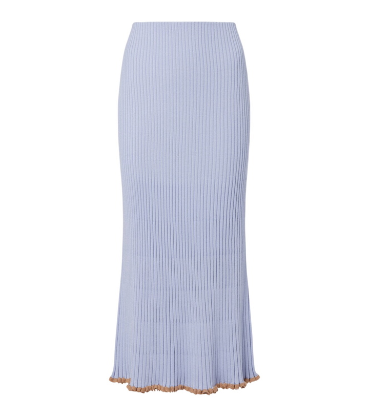 Photo: Gabriela Hearst Kavya cashmere and silk midi skirt