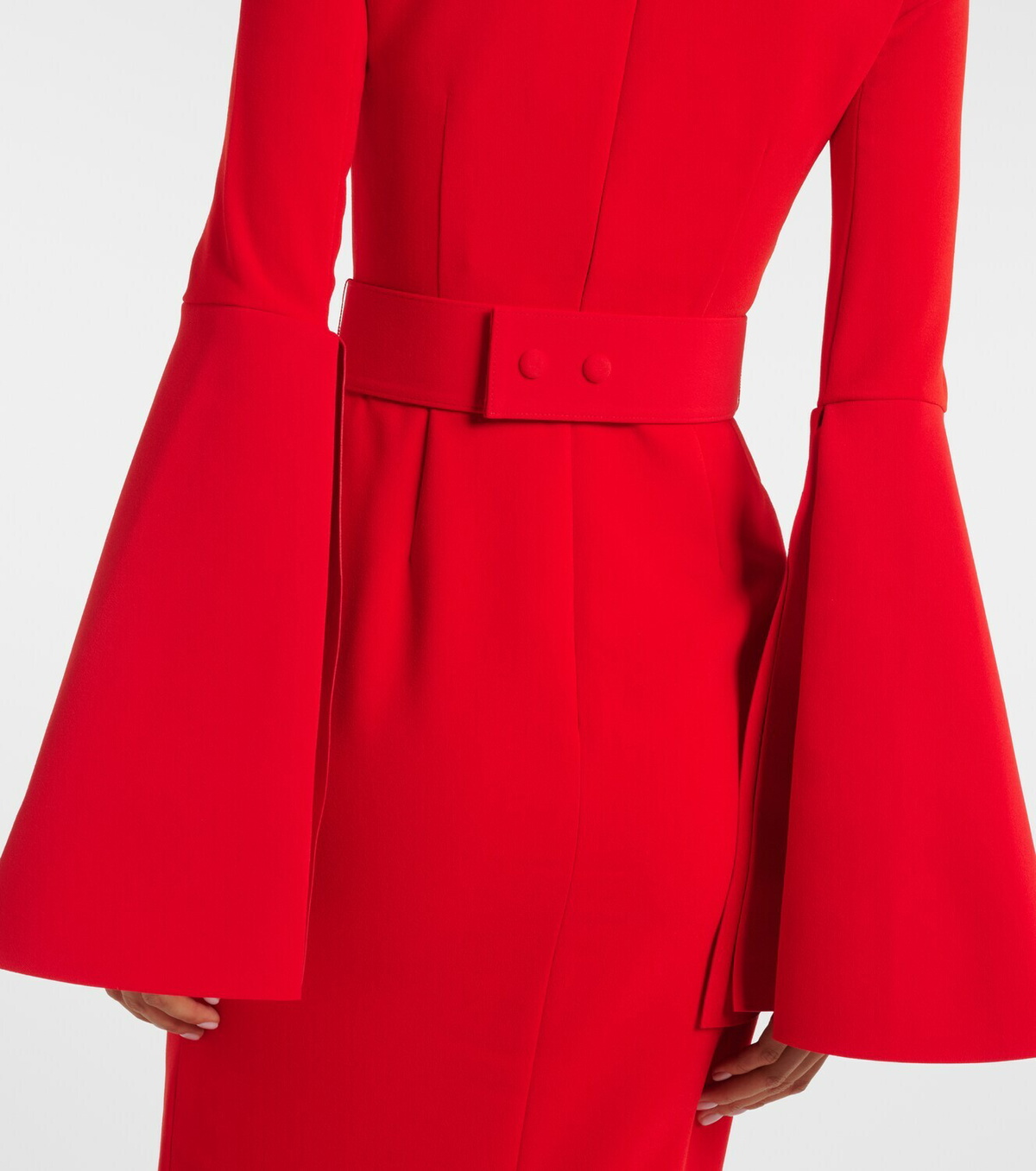 Solace London Theia belted gown