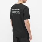 Moncler Men's 7 FRGMT Hiroshi Fujiwara Studio Logo T-Shirt in Black