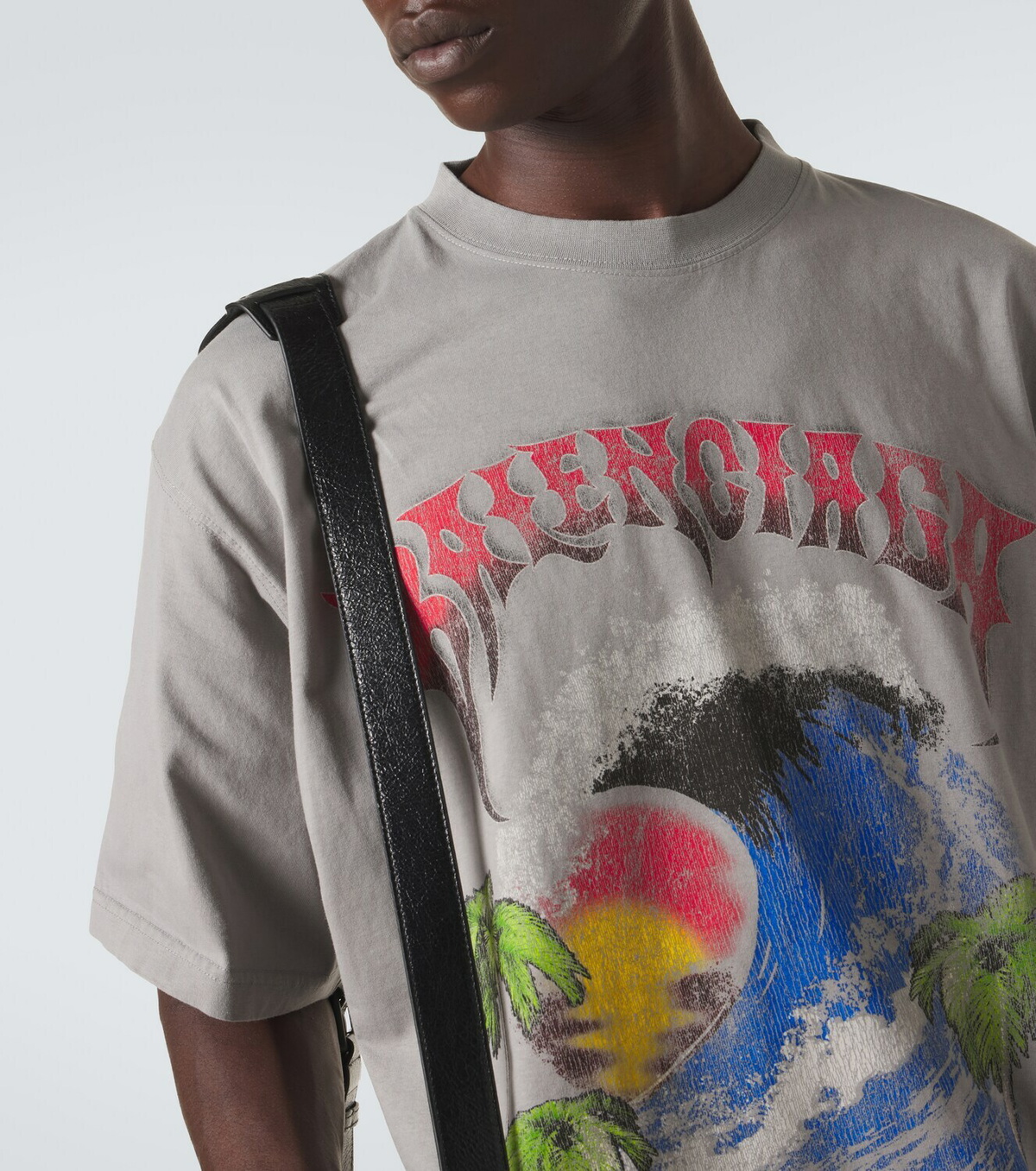 Tシャツ(半袖/袖なし) BALENCIAGA Printed cotton-jersey T-shirt BALENCIAGA Printed cotton-jersey T-shirt | NET-A-PORTER