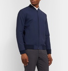 Theory - Aiden Stretch-Wool Bomber Jacket - Blue