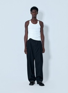 Jean Paul Gaultier Ribbed Tank Top with Metallic Hardware
