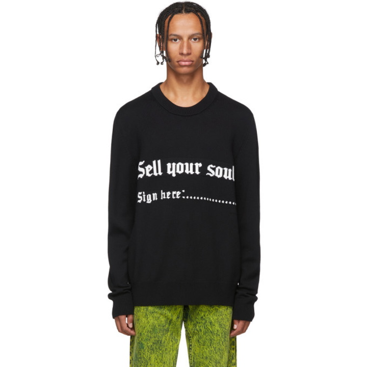 Photo: Nasaseasons Black Sell Your Soul Sweater