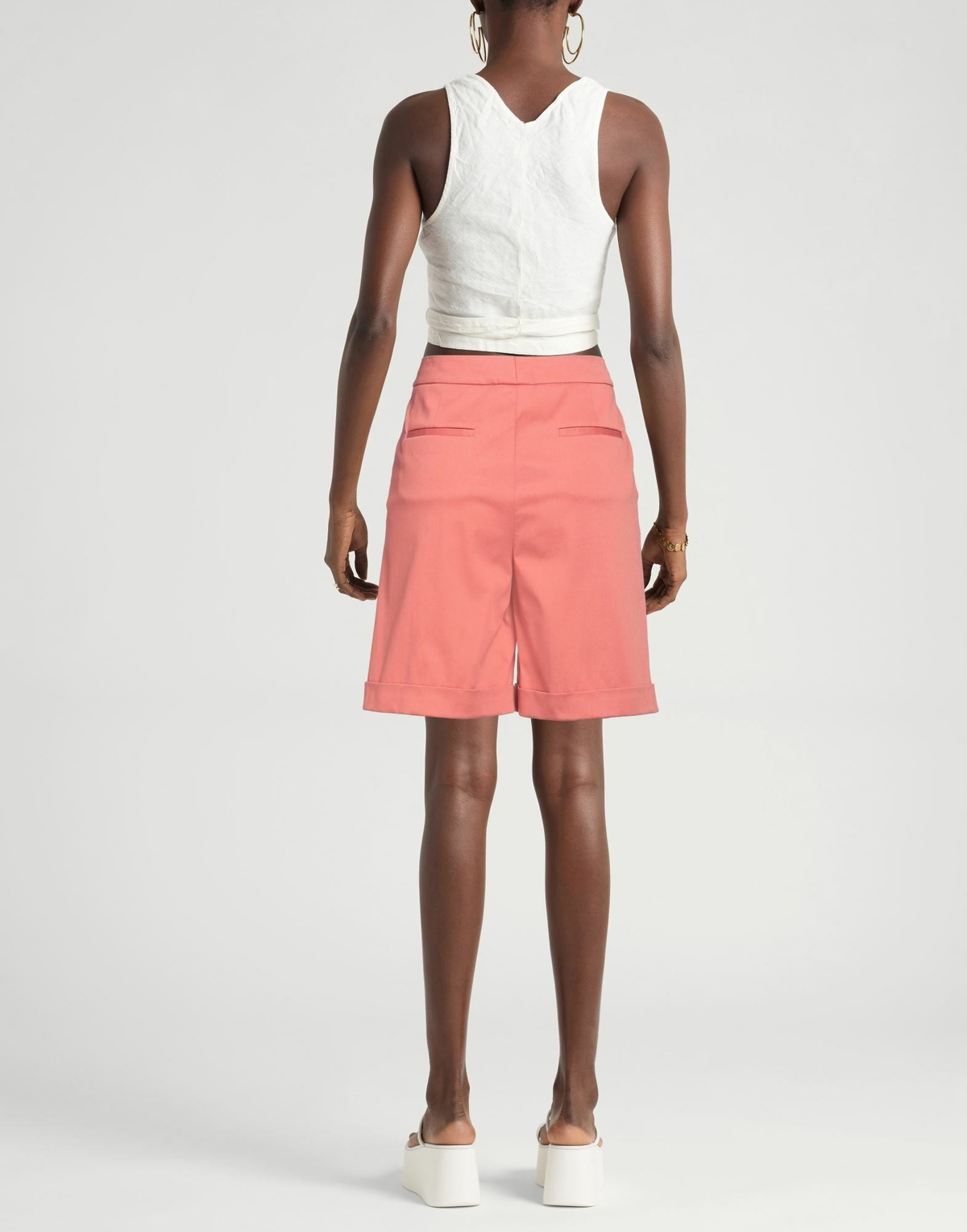 Peserico Womens Shorts & Bermuda Shorts Coral