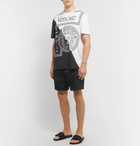 Versace - Long-Length Wide-Leg Swim Shorts - Men - Black