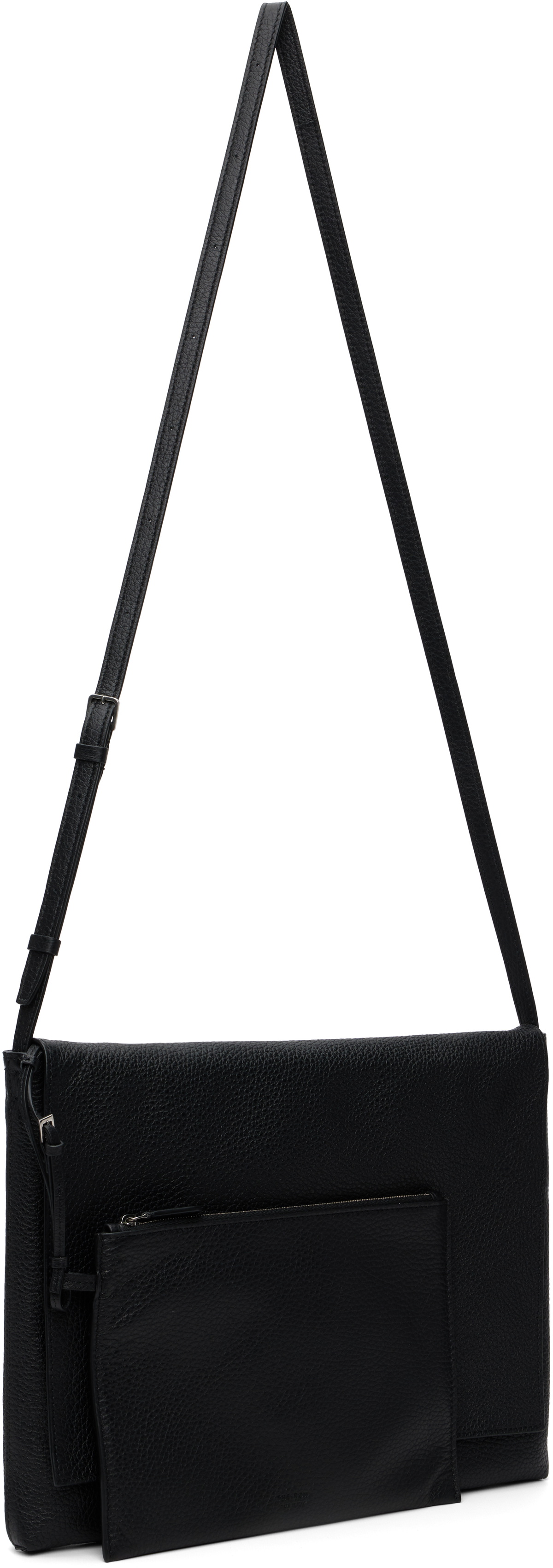 The Row Black Nan Messenger Bag