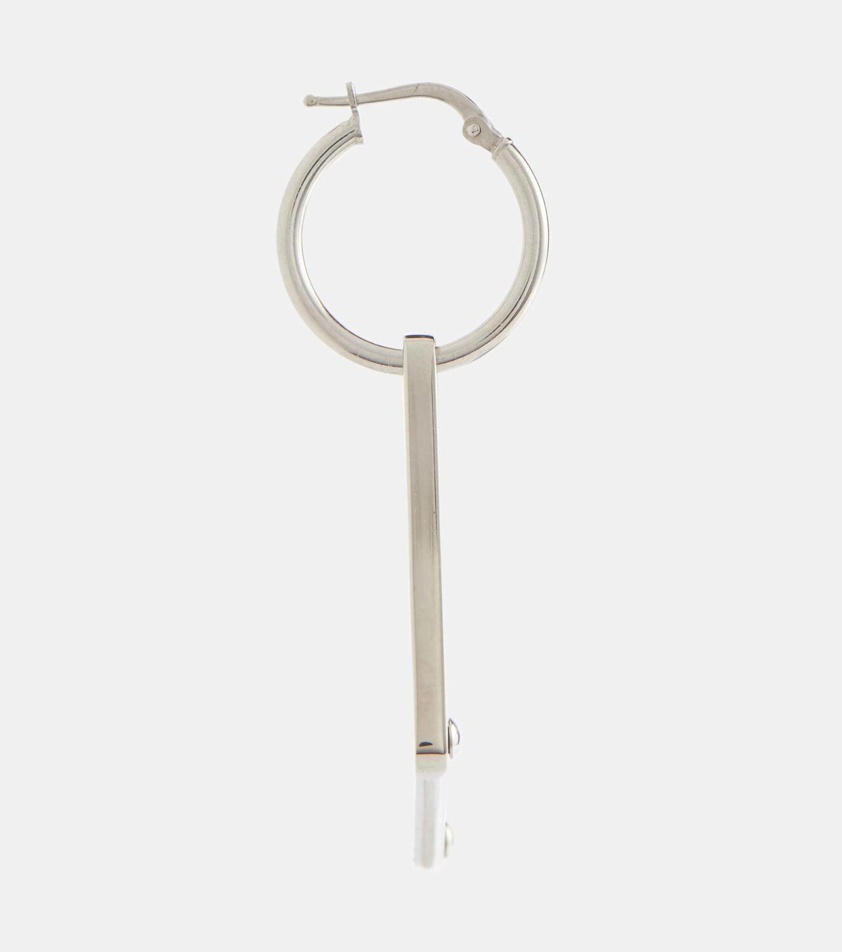Prada Logo hoop earring