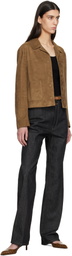 TOM FORD Tan Soft Lamb Suede Jacket