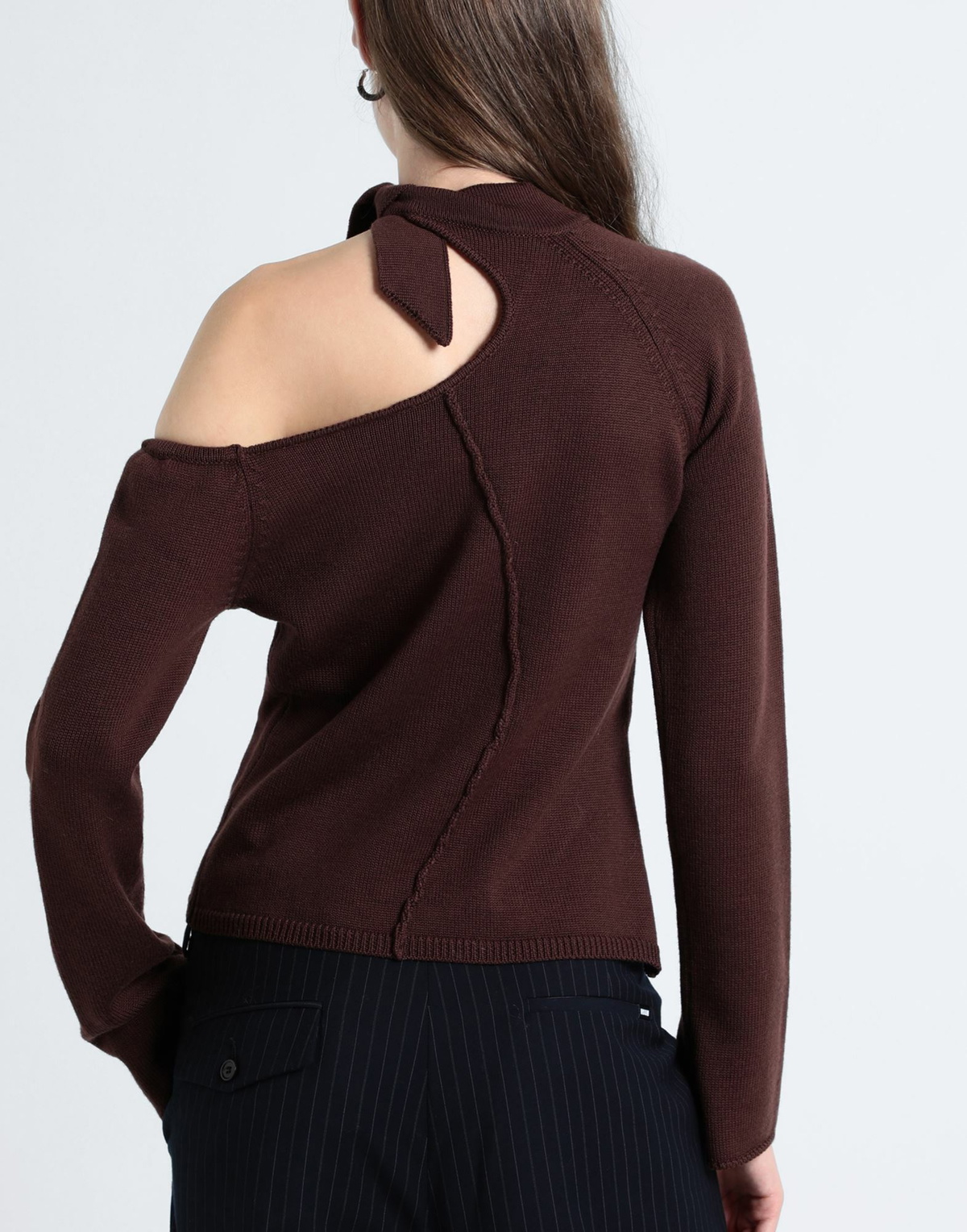 Marco Rambaldi Womens Sweater Chocolate in Brown