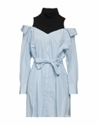Maje Womens Mini dress in Sky blue