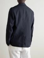 Orlebar Brown - Garret Unstructured Linen Suit Jacket - Blue