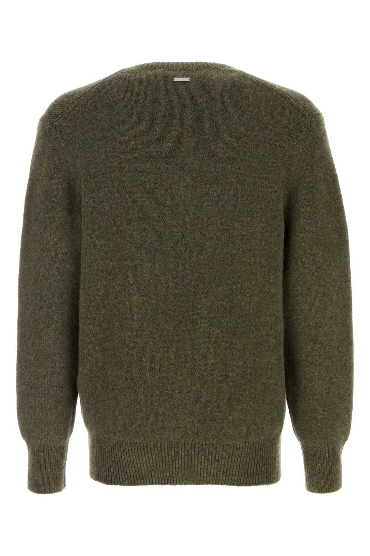 Ferragamo Dark Green Cashmere Sweater Salvatore Ferragamo