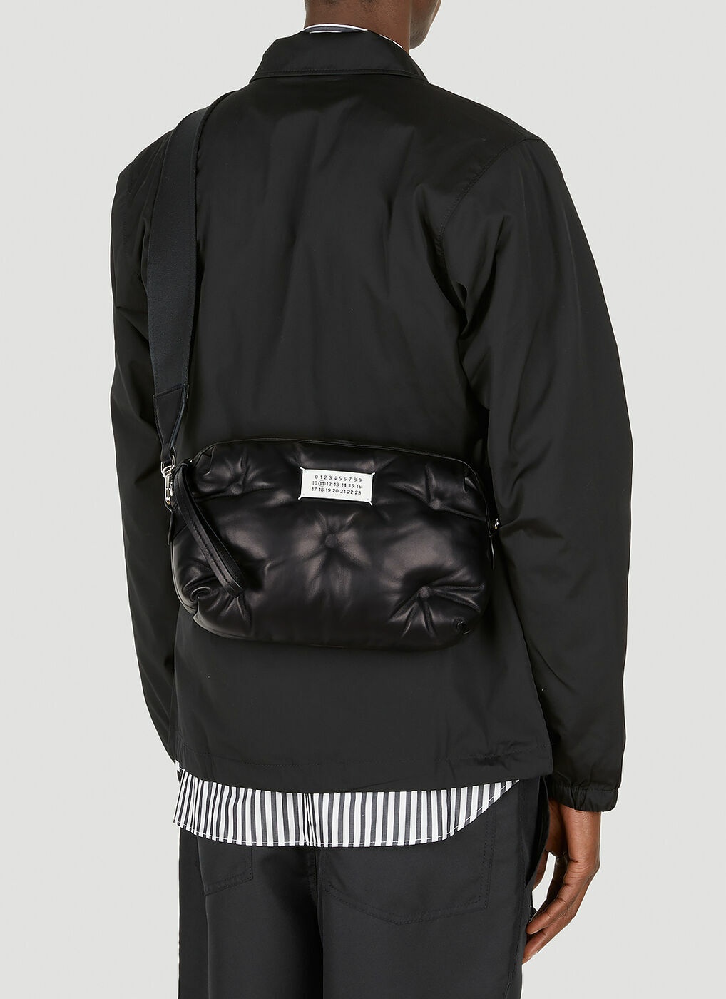 Glam Slam Crossbody Bag in Black Maison Margiela