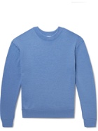 Entireworld - Cotton-Blend Jersey Sweatshirt - Blue