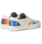 AMIRI - Baja Skel-Toe Canvas and Leather Slip-On Sneakers - Multi