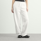 SKIMS Women's Cotton Fleece Classic Straight Leg Pants in Marble