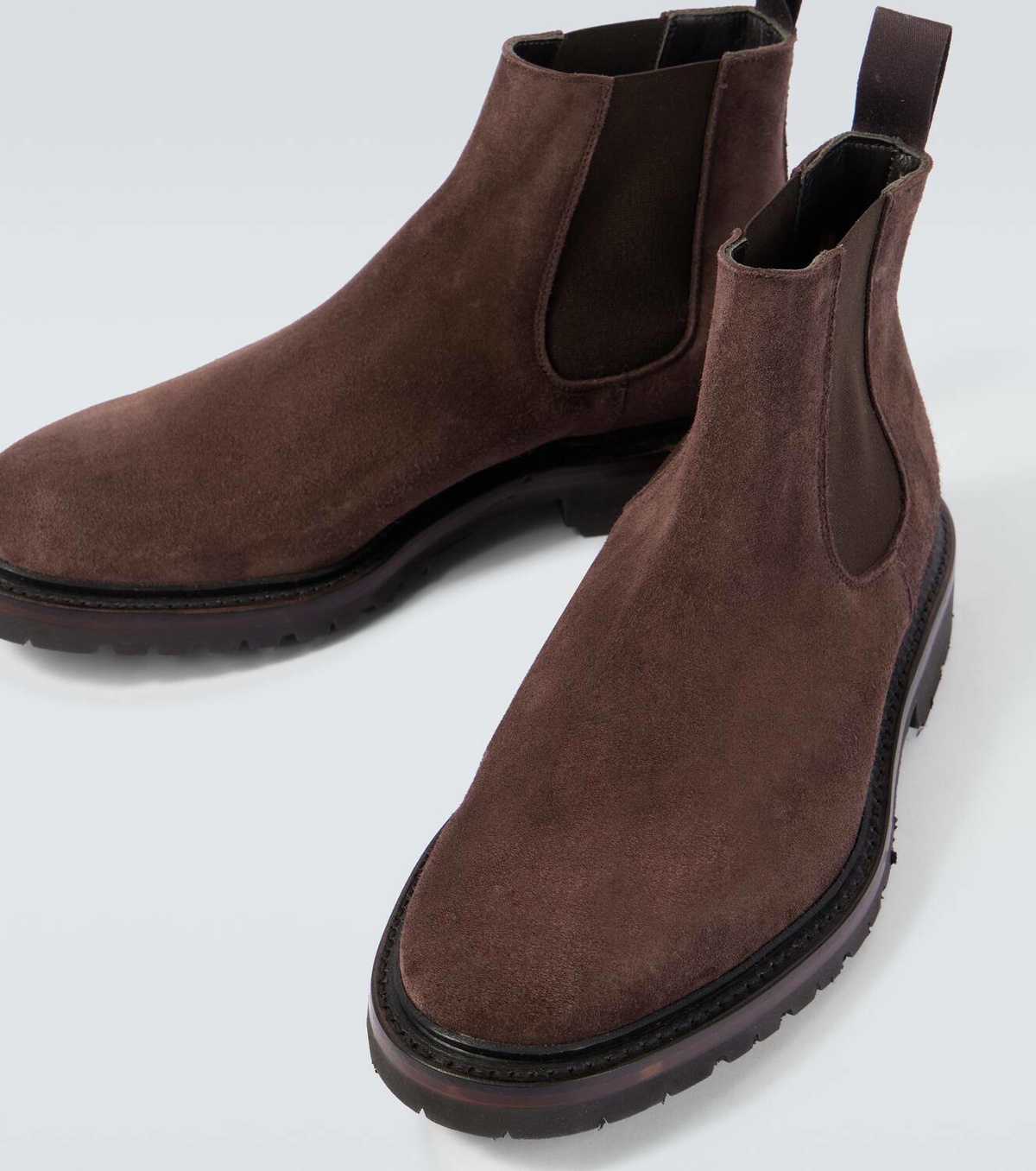 George Cleverley Jason suede Chelsea boots