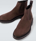 George Cleverley Jason suede Chelsea boots