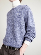 CELINE - Wool and Cashmere-Blend Sweater - Blue