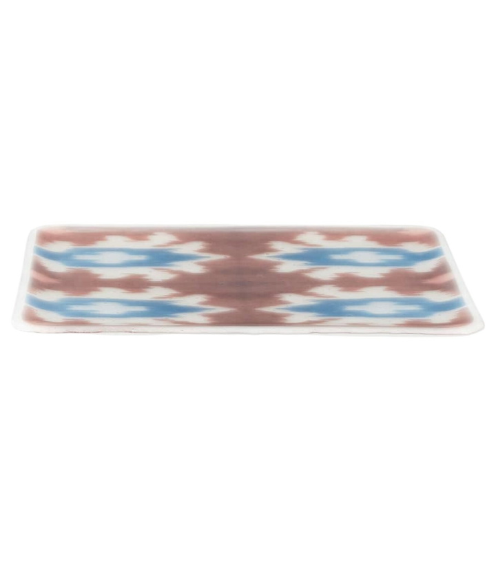 Photo: Les-Ottomans Ikat glass tray